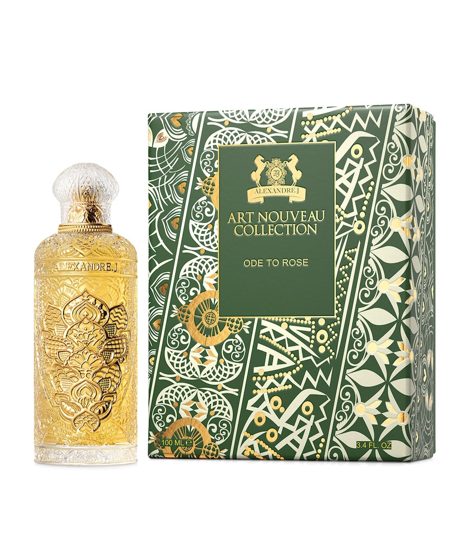 Alexandre.J Ode To Rose EDP 100ml, floral niche unisex perfume bottle, additional angle