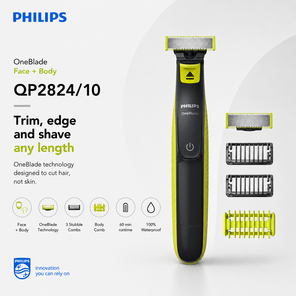 One Blade Face + Body QP2824/10
