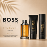 Hugo Boss The Scent Gift Set Men | EDT 100ml + Deo 150ml + Shower Gel 100ml