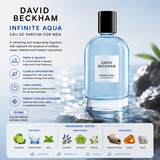 David Beckham Infinite Aqua EDP for Men – 100ml | Fresh Aquatic Fragrance