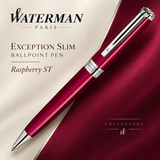 Waterman Exception Slim Ballpoint Pen – Raspberry ST