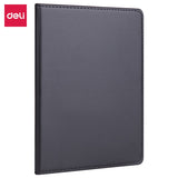 Deli E7901 Hard Leather Cover 25K Notebook – 80 Sheets