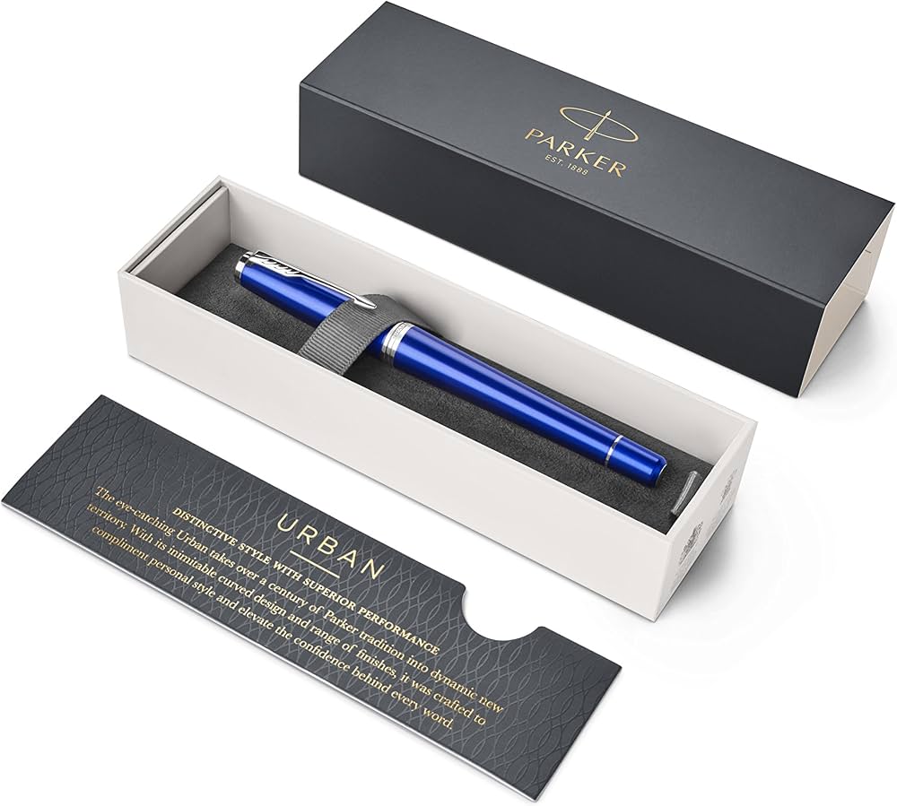 Parker Urban Core Fountain Pen – Night Sky Blue | Chrome Trim