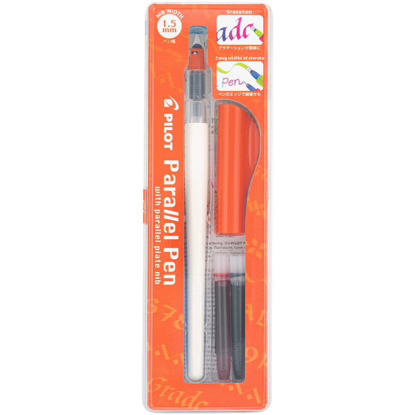 Pilot Parallel Fountain Pen – Orange 1.5mm