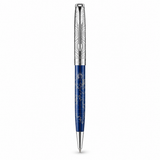 Parker Sonnet SE Atlas Ballpoint Pen – Blue Silver (Medium)