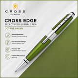 Cross Edge Selectip Rollerball Pen – Octane Green