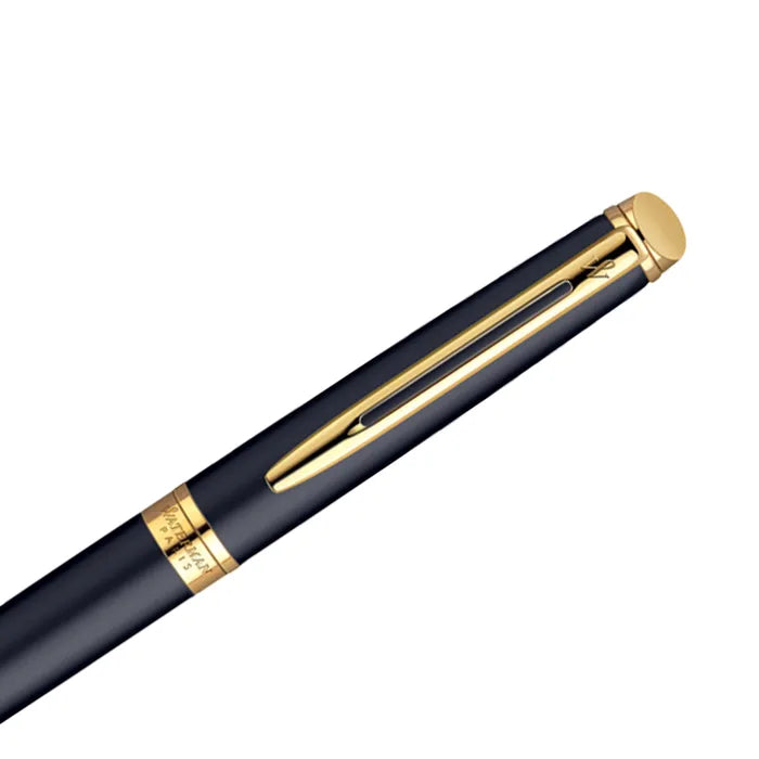 Waterman Hémisphère Fountain Pen – Black with Gold Trim