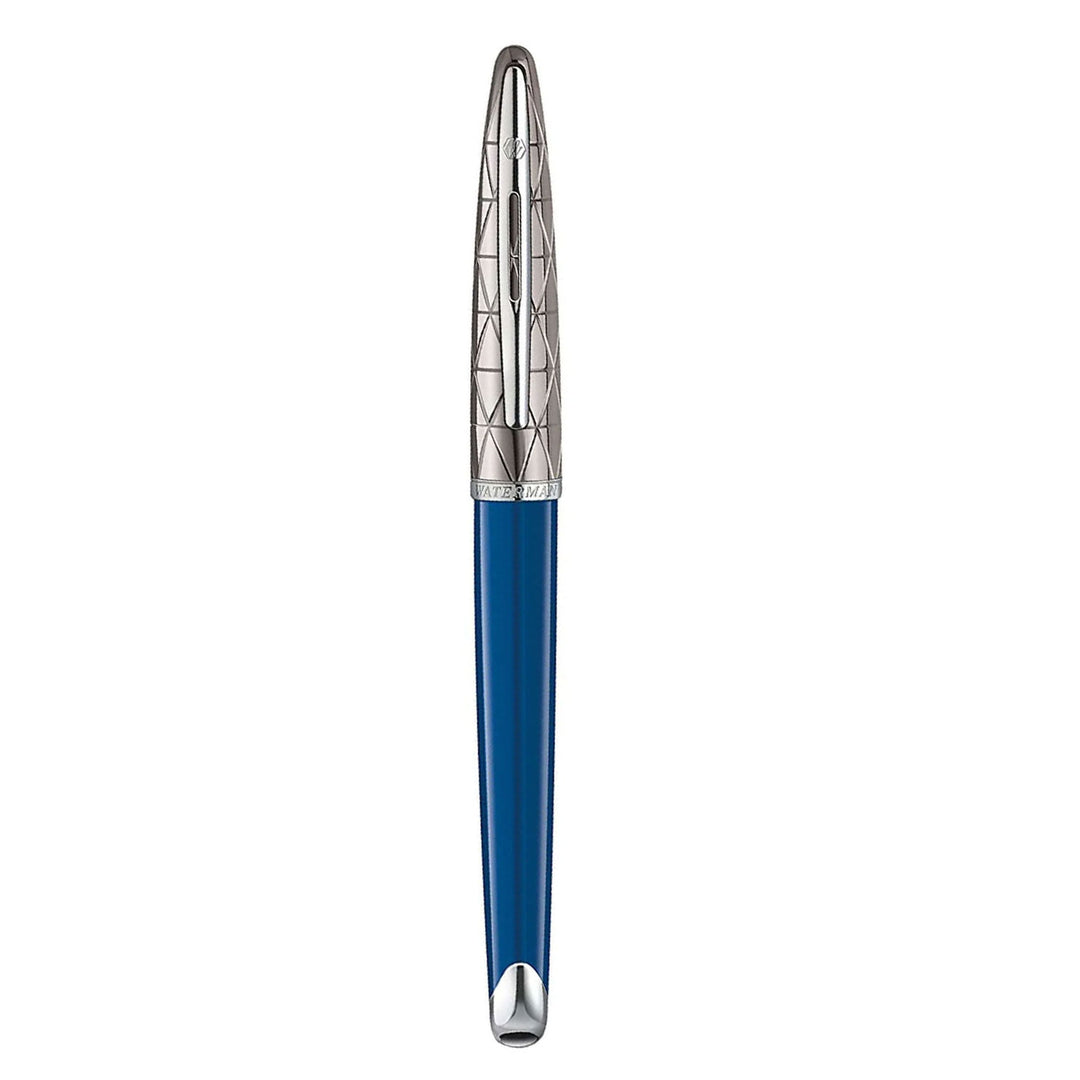 Waterman Carène Fountain Pen – Contemporary Blue & Gunmetal (18K Gold Nib)