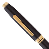 Cross Coventry Fountain Pen – Black Lacquer with Gold Trim, Fine Nib | AT0666-11
