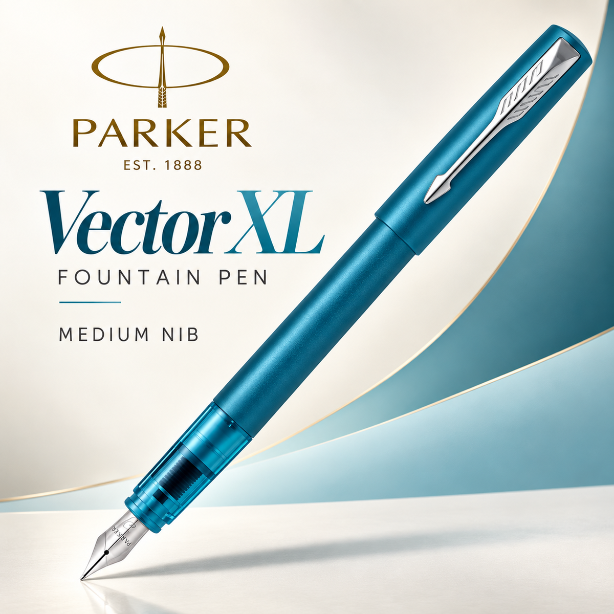 Parker Vector XL Fountain Pen – Teal Blue