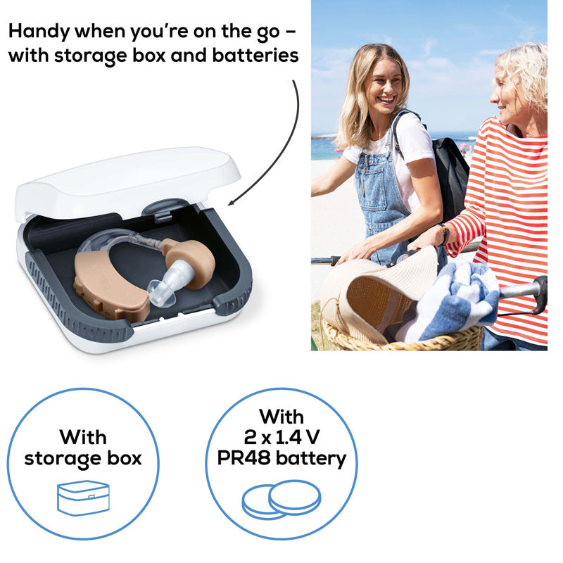 Beurer HA 20 Hearing Amplifier – Compact & Discreet (Original Germany)