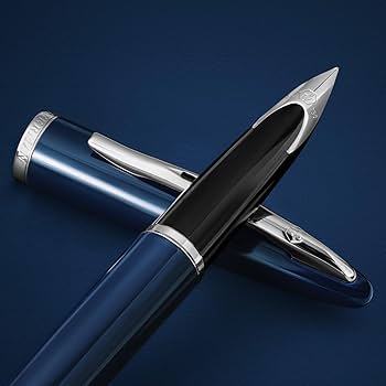 Waterman Carène Blue ST Fountain Pen – Medium Nib
