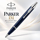Parker IM Ballpoint Pen – Blue Lacquer CT