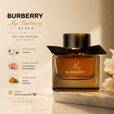 Burberry My Burberry Black EDP 90ml, women's perfume bottle