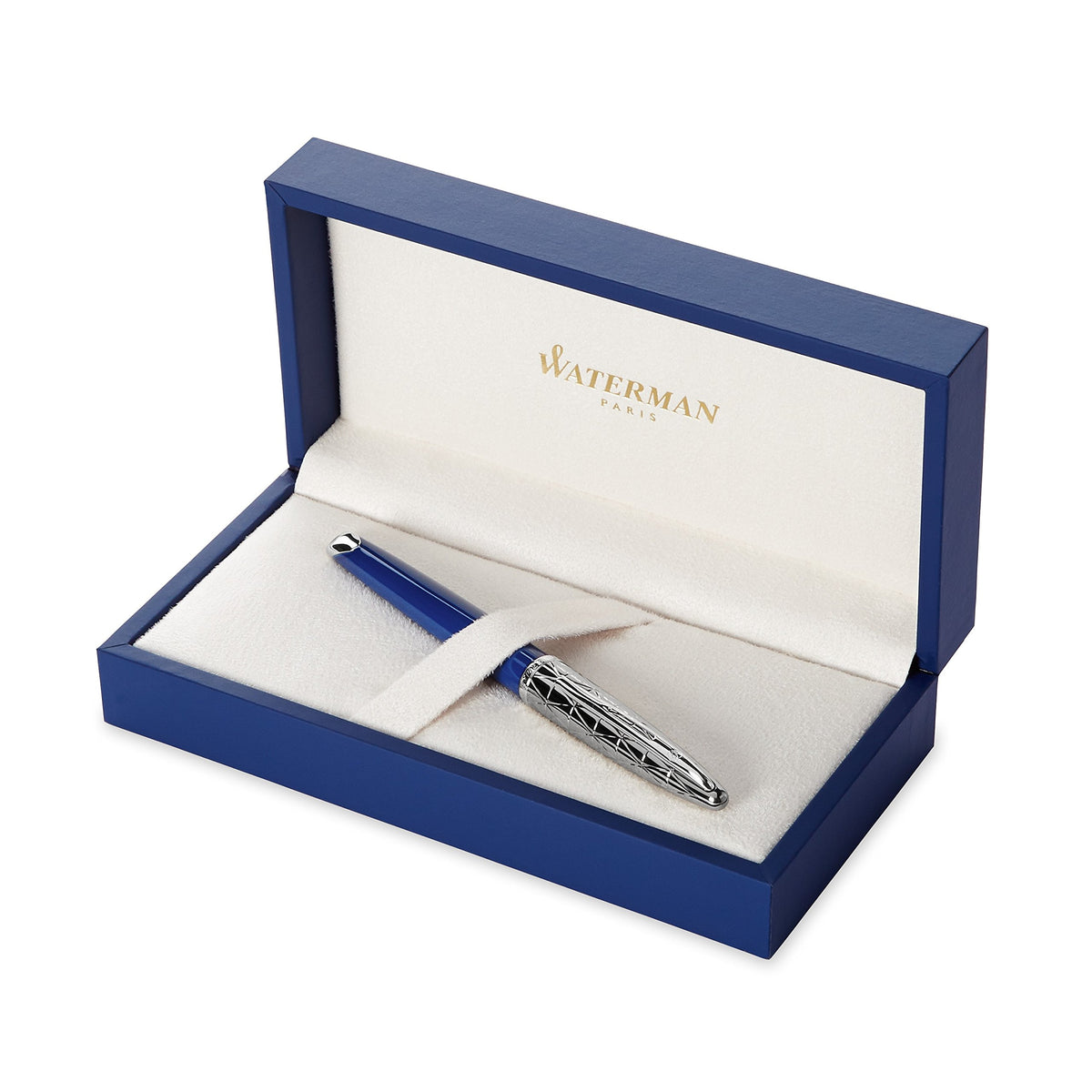 Waterman Carène Rollerball Pen – Contemporary Blue & Gunmetal