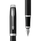 Parker IM Matt Black Chrome Tip Fountain Pen
