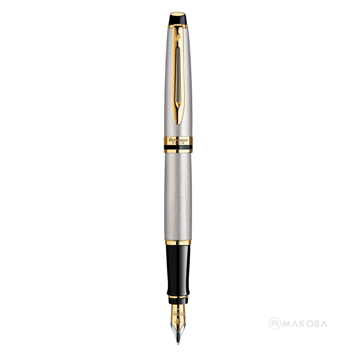 Waterman Expert Stainless Steel GT Fountain Pen – Premium Writing Instrument