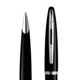 Waterman Carène Ballpoint Pen – Black Sea with Stainless Steel Trim