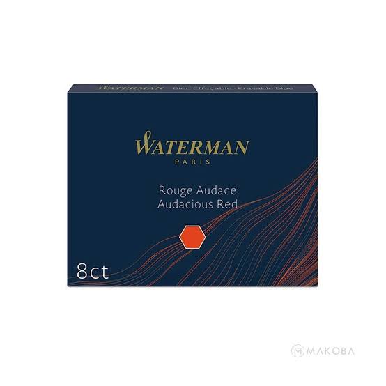 Waterman Ink Cartridge 1×6 – 4 Colors (Blue, Green, Purple, Red)