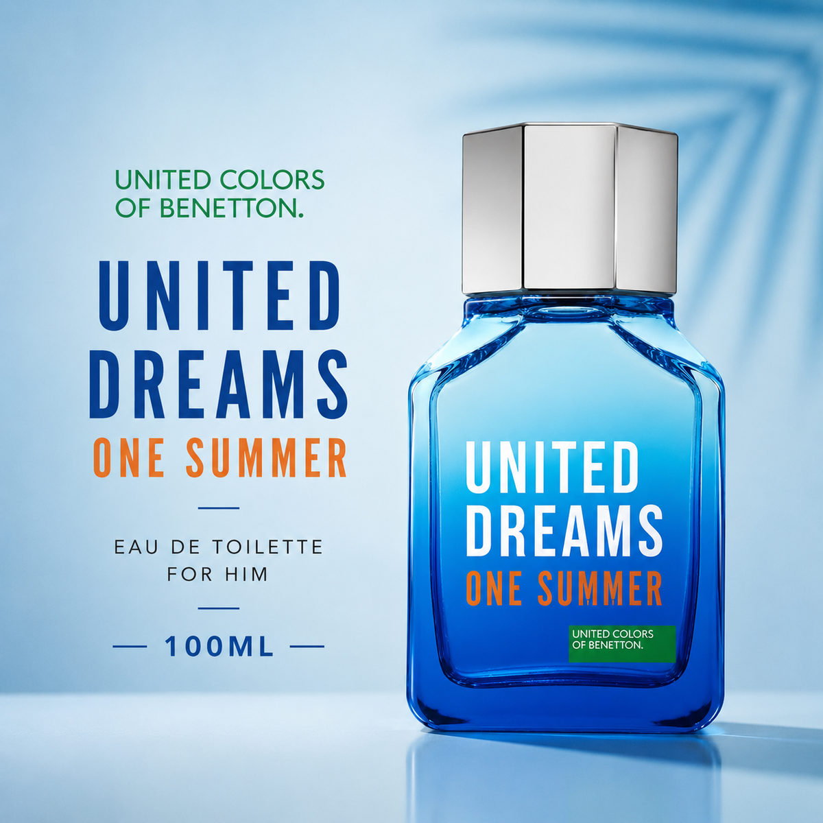 Benetton United Dreams One Summer For Him Edt Perfume For Men 100Ml