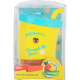Deli Blooming Lemon Rotary Pencil Sharpener | Manual Hand-Crank Pencil Sharpener