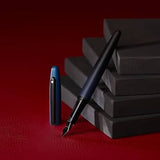 Sheaffer VFM Fountain Pen | E9429 Matte Blue with Black Trims PVD | Medium Nib