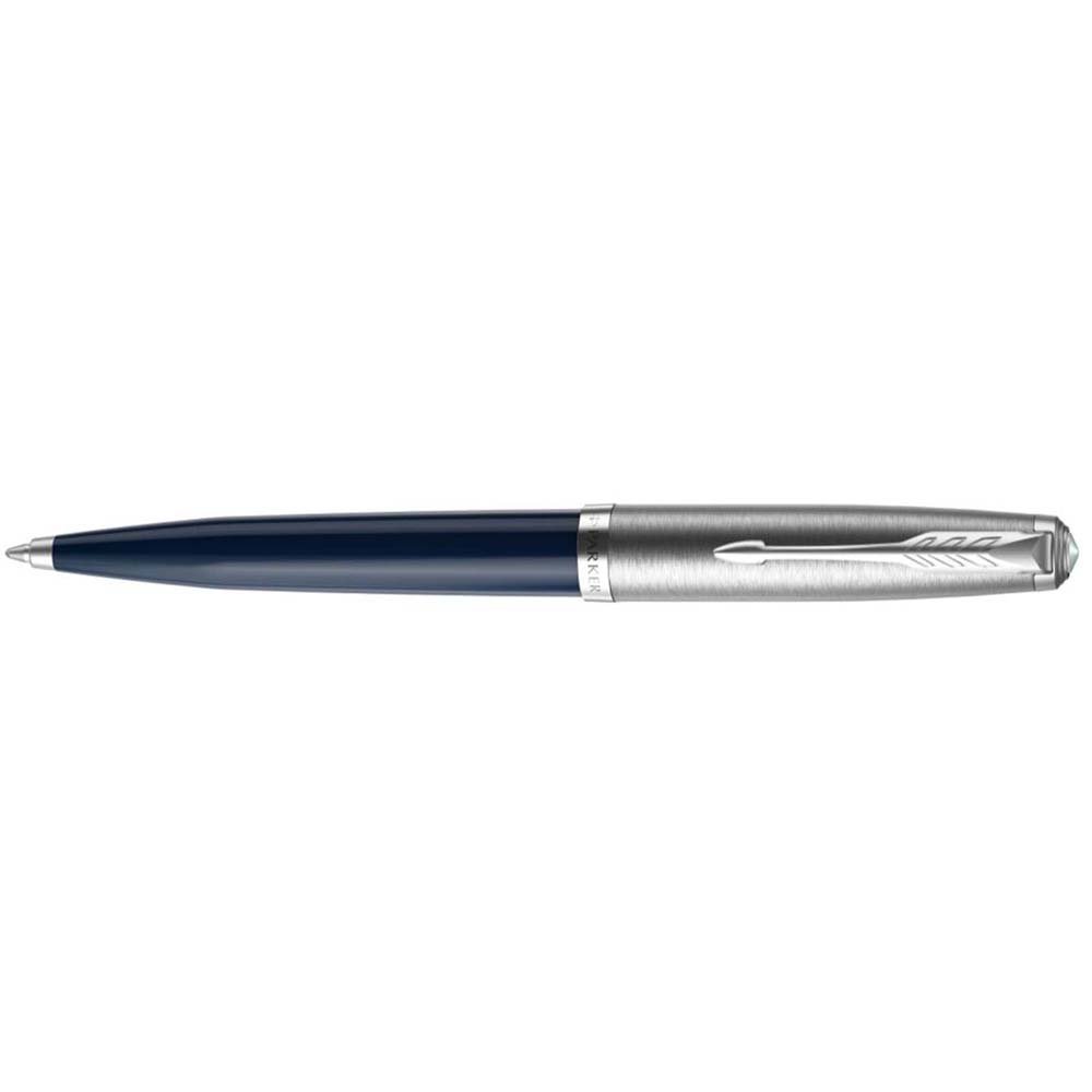 Parker 51 Ballpoint Pen – Midnight Blue with Chrome Trim | Iconic Luxury Pen