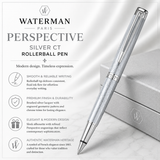 Waterman Perspective Silver CT Rollerball Pen