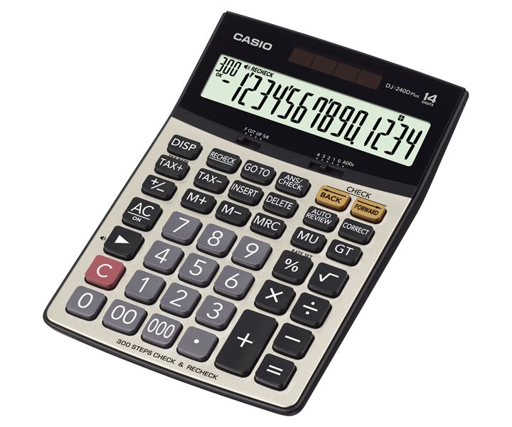 Casio DJ-240D Plus 14-Digit Desktop Calculator