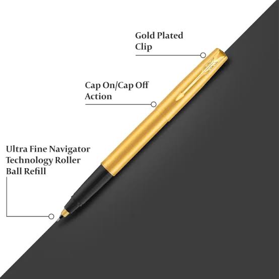 Parker Frontier Rollerball Pen – Gold Trim | Blue Ink