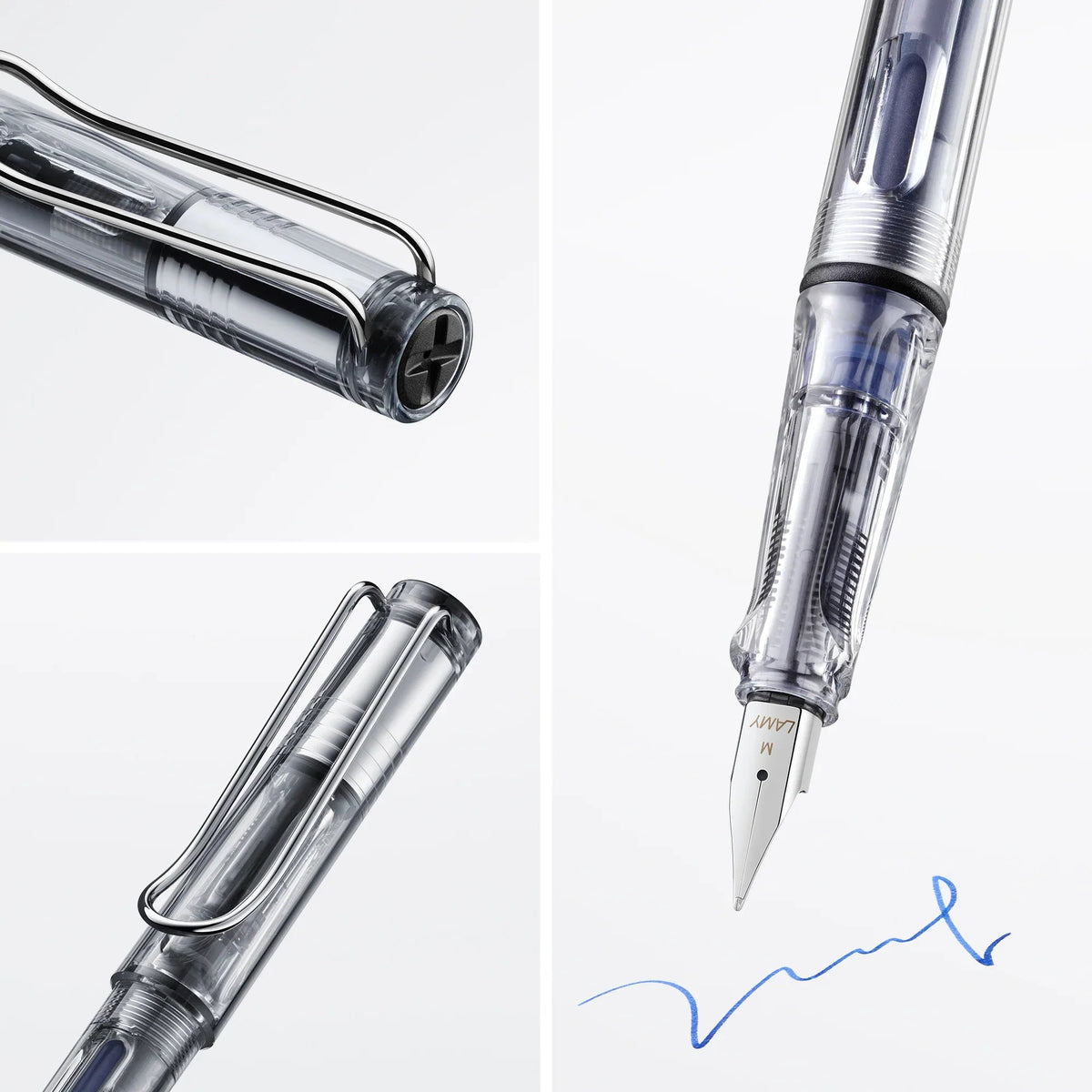 Lamy Vista Fountain Pen – Transparent, Medium Nib