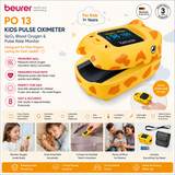 Beurer PO 13 kids pulse oximeter, children's SpO2 and pulse rate monitor