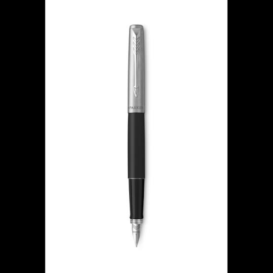Parker Jotter Core Fountain Pen – Bond Street Black with Chrome Trim | Premium Fountain Pen
