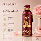 Alexandre.J Rose Alba EDP 100ml, women's perfume bottle
