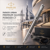 Parker Urban Premium Silvered Powder CT Rollerball Pen