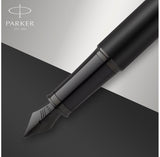 Parker IM Fountain Pen Matte Black – Medium Nib, Blue Ink & Gift Box