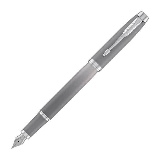 Parker IM Writing Rituals Fountain Pen – Grey Gradient, Chrome Trim (Fine Nib)