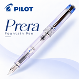 Pilot Prera Fountain Pen – Transparent Blue (Medium Nib)