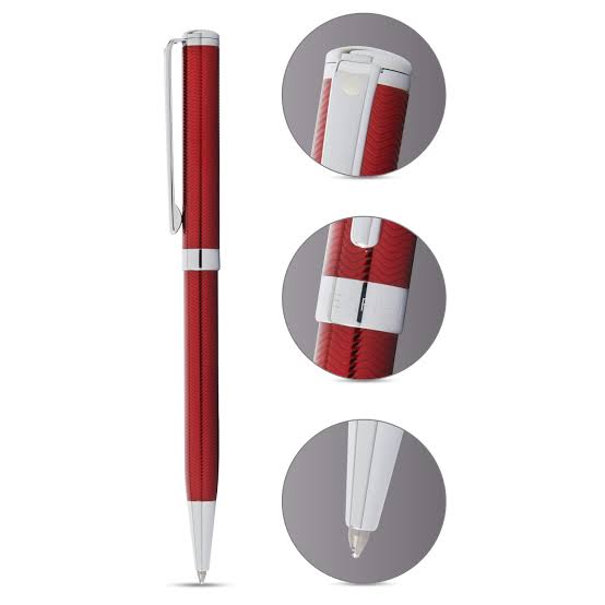 Sheaffer Intensity Translucent Red Ballpoint Pen – Chrome Trim