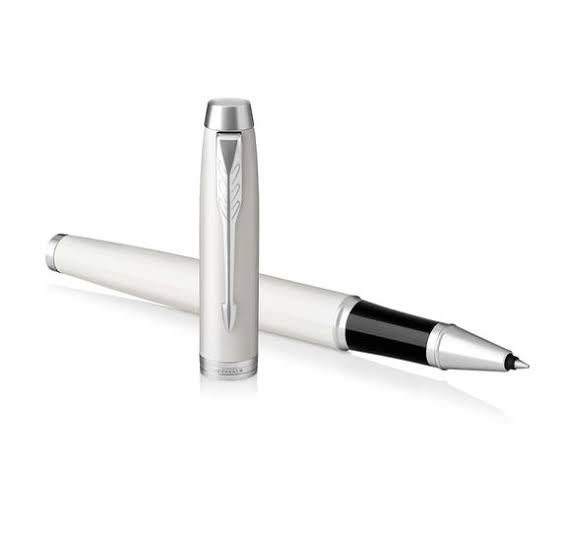 Parker IM Core Rollerball Pen – White | Chrome Trim