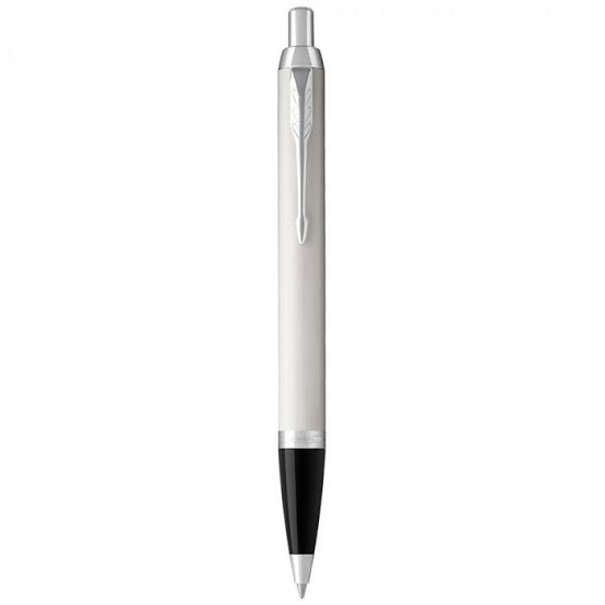 Parker IM Core Ballpoint Pen – White | Chrome Trim