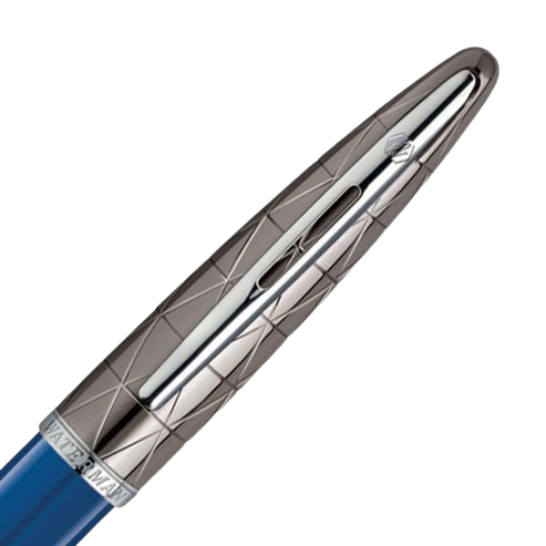 Waterman Carène Contemporary Blue & Gun Metal Ballpoint Pen