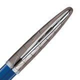 Waterman Carène Contemporary Blue & Gun Metal Ballpoint Pen