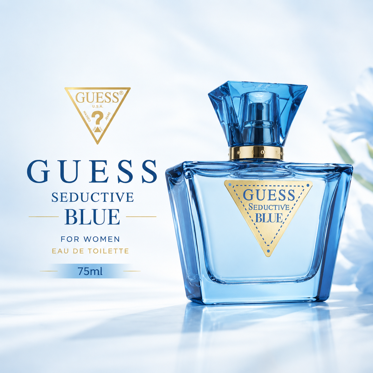 GUESS Seductive Blue for Women Eau de Toilette – 75ml