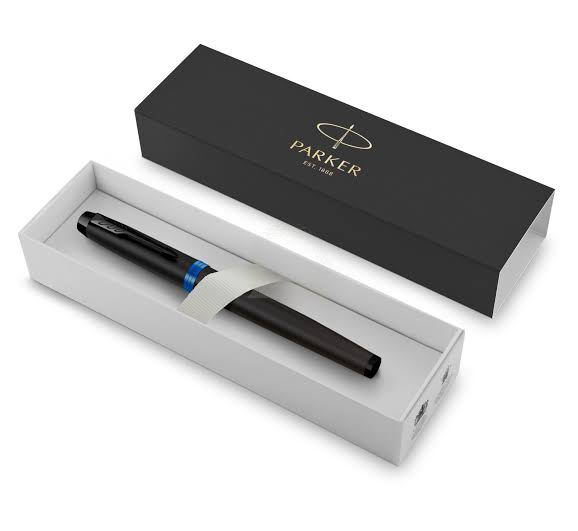 Parker IM Vibrant Ring Fountain Pen – Blue | Premium Fountain Pen