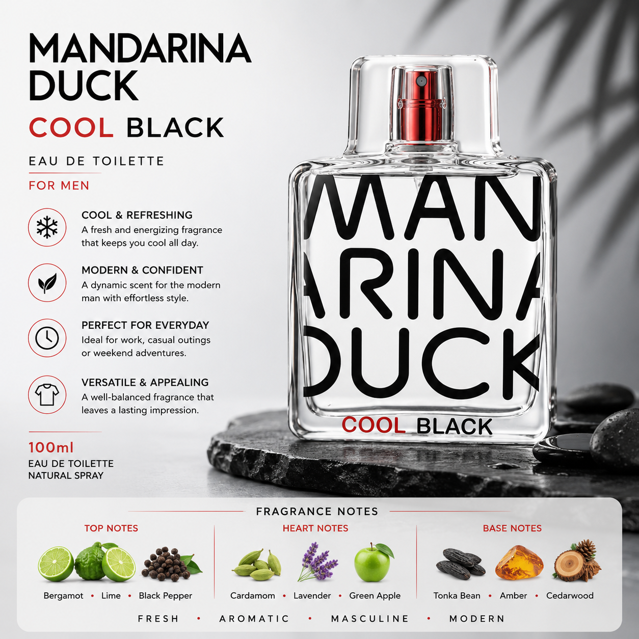 MANDARINA DUCK COOL BLACK EDT 100ml