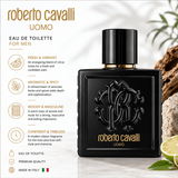 Roberto Cavalli UOMO RC EDT 100ML New