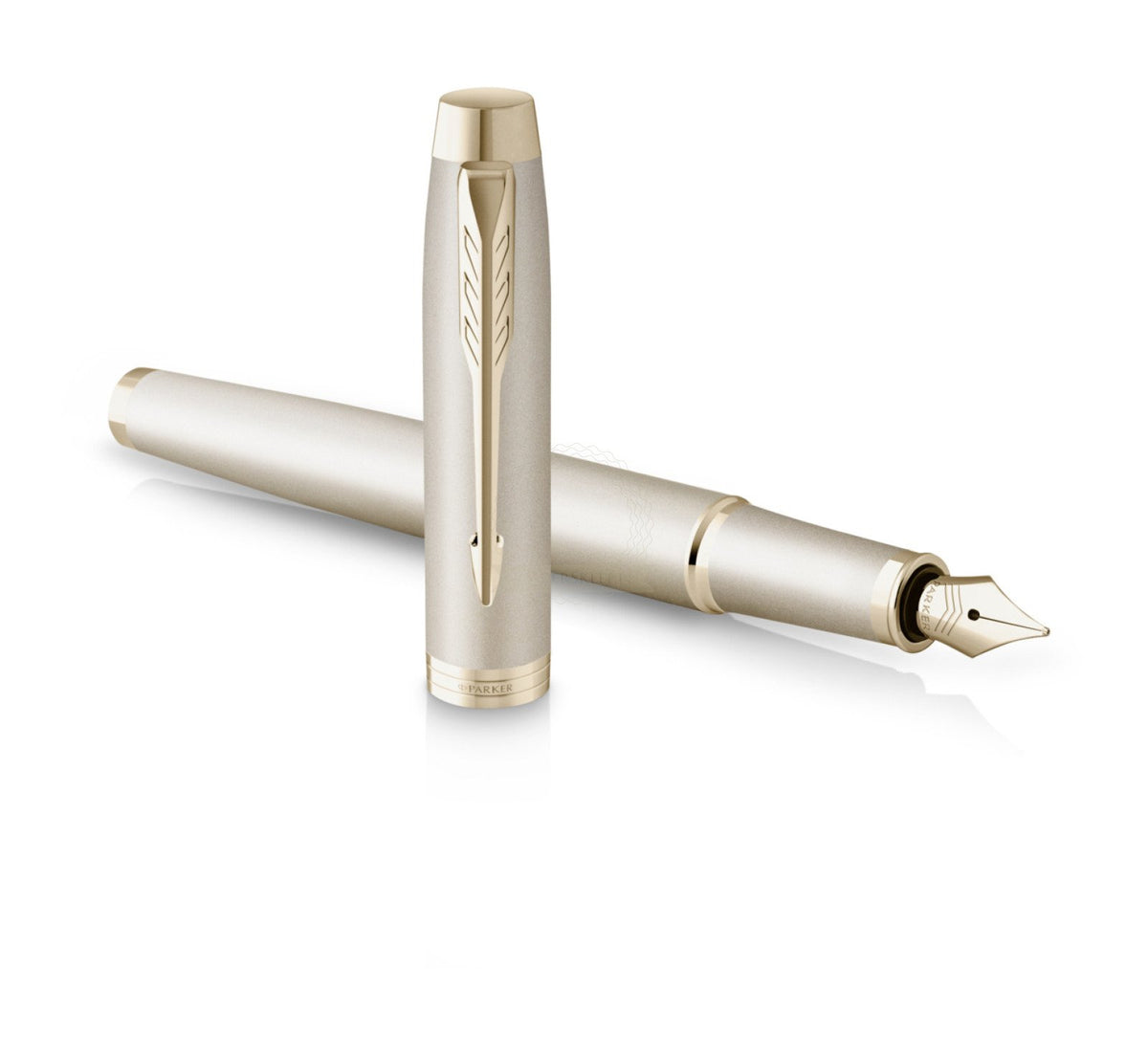 Parker IM Monochrome Fountain Pen – Champagne Finish