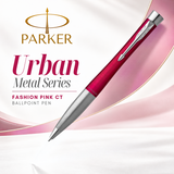 Parker Urban Metal Series Fashion Pink CT Ballpoint Pen