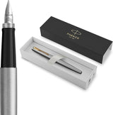 Parker Jotter Stainless Steel Gold Trim Fountain Pen
